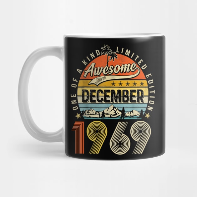 Awesome Since December 1969 Vintage 54th Birthday by Tagliarini Kristi